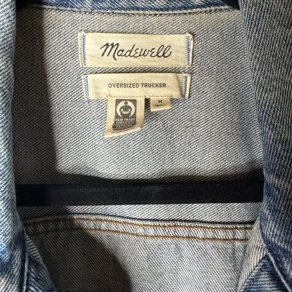 Madewell Oversized Trucker Jacket - Akenside Wash - Picture 7 of 7